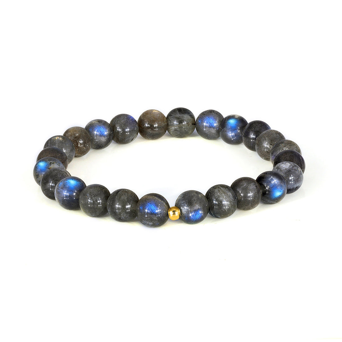 Labradorite Beads Stretch Bracelet