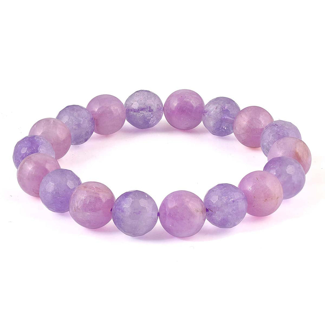 Amethyst and Kunzite Stretch Bracelet