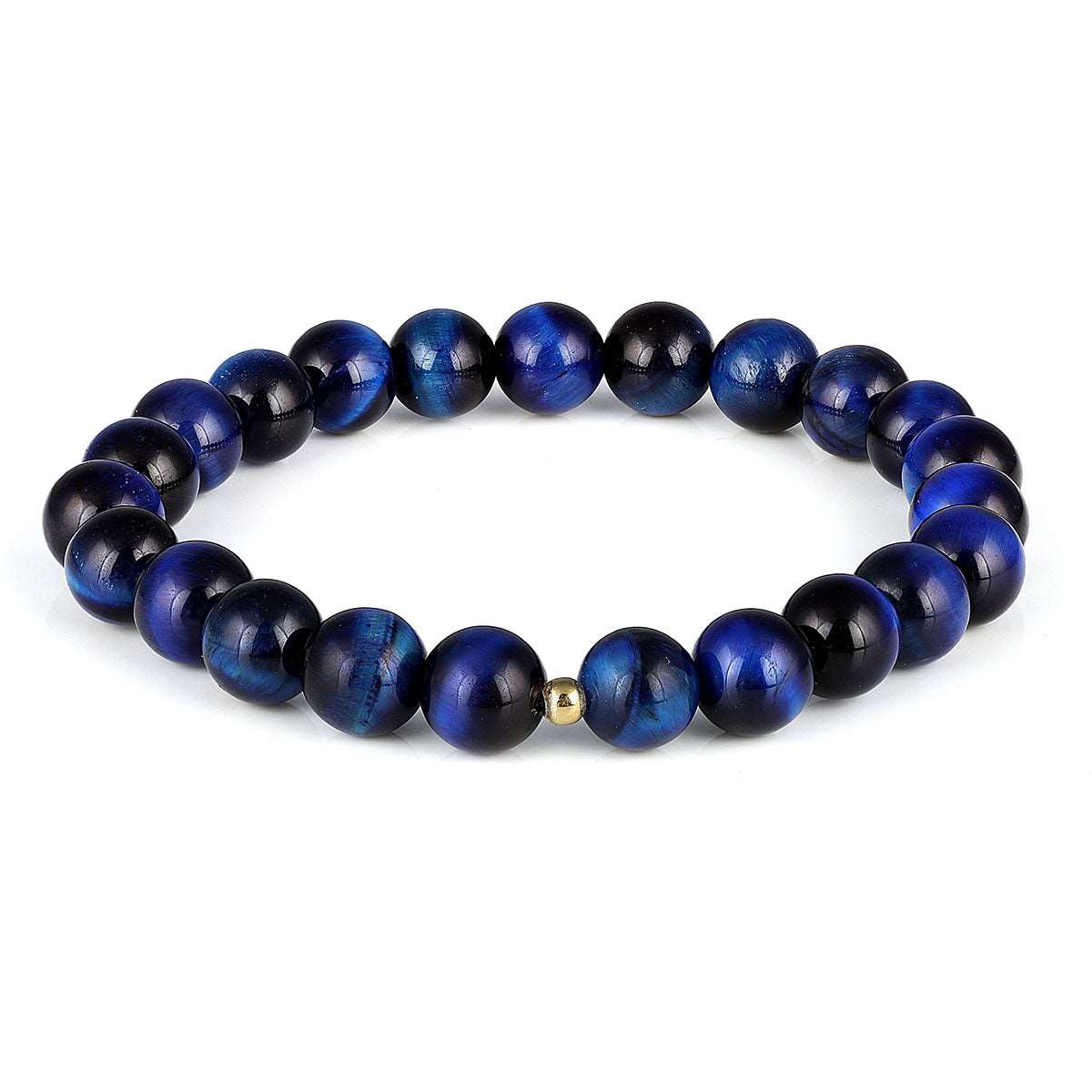 Blue Tiger's Eye Stretch Bracelet
