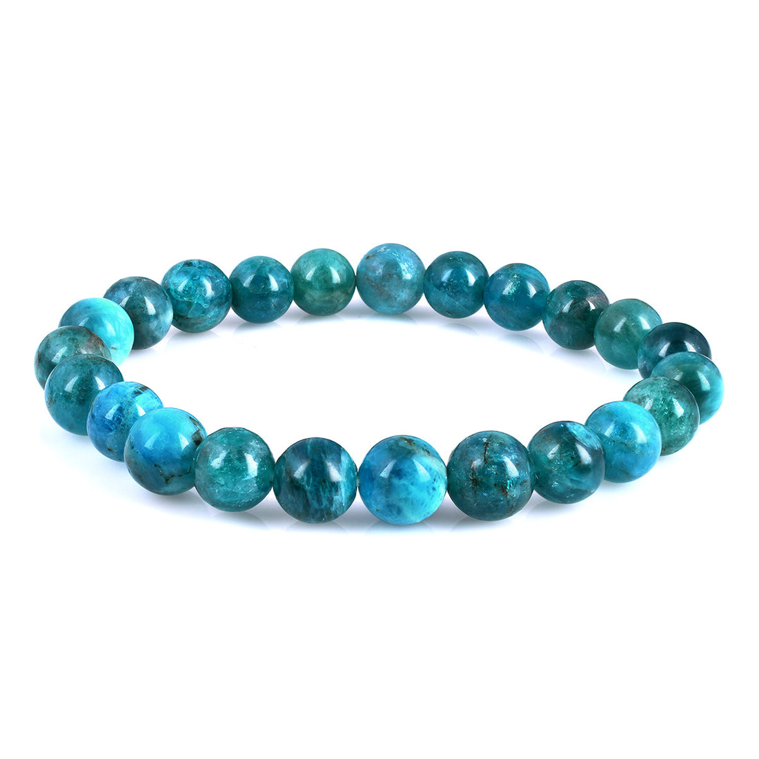 Neon Apatite Unisex Stretch Bracelet