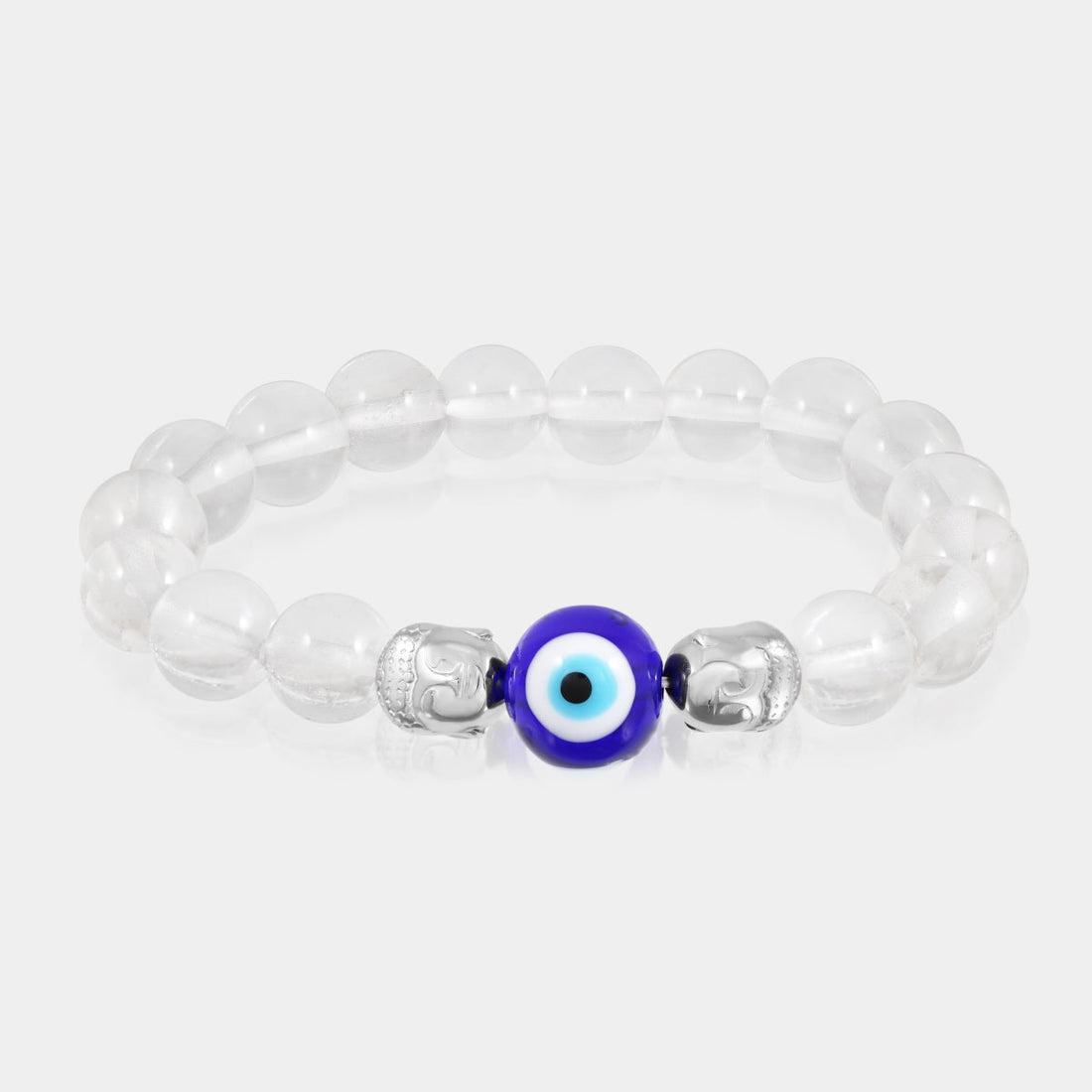 Buddha and Evil Eye Charm Bracelet