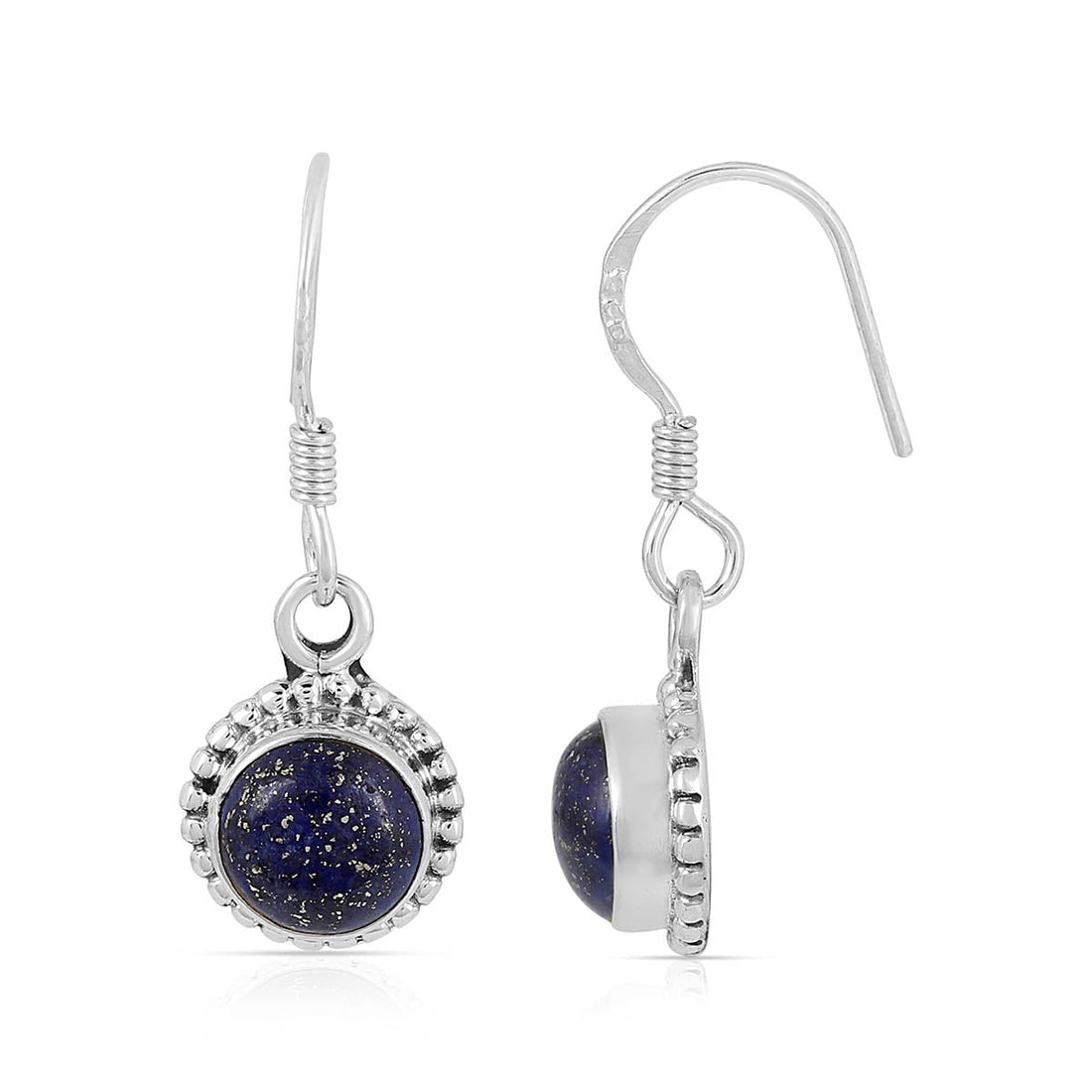 Sterling Silver Lapis Lazuli Dangle Earrings