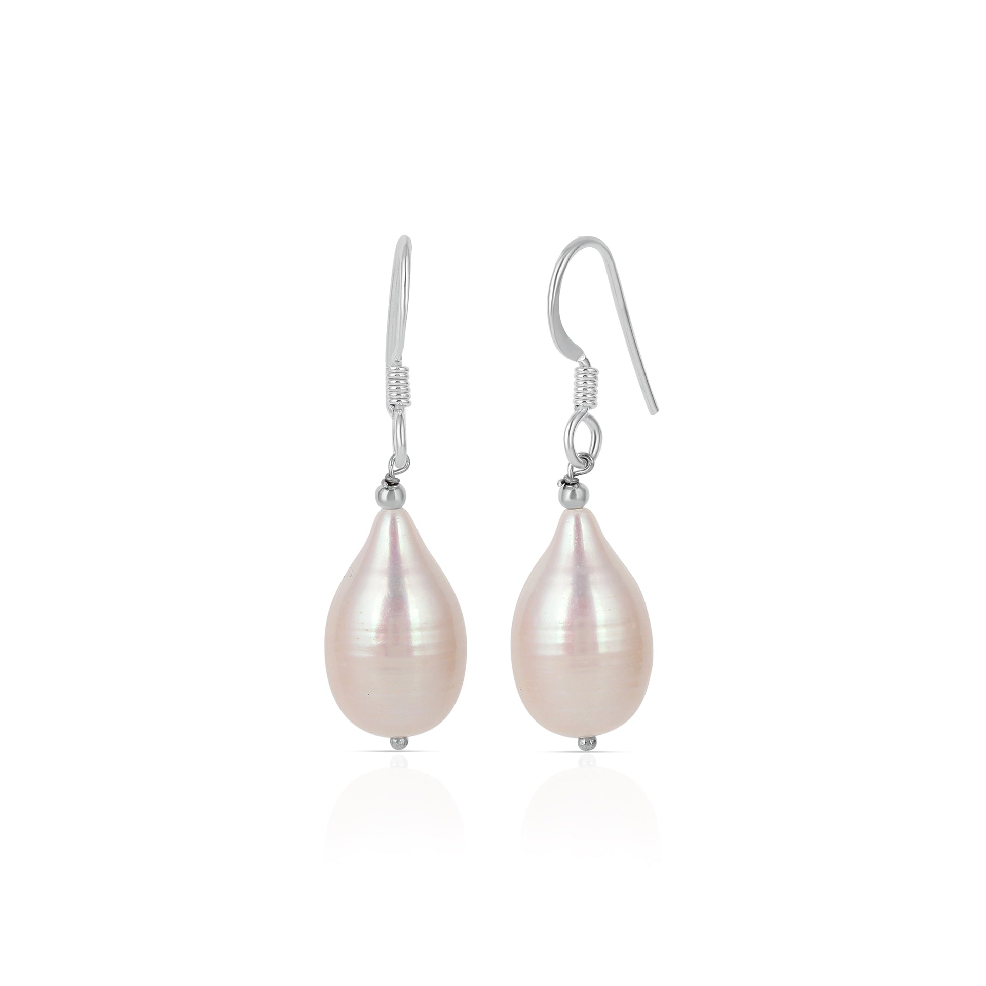 Pearl Teardrop Beads Dangle Earrings