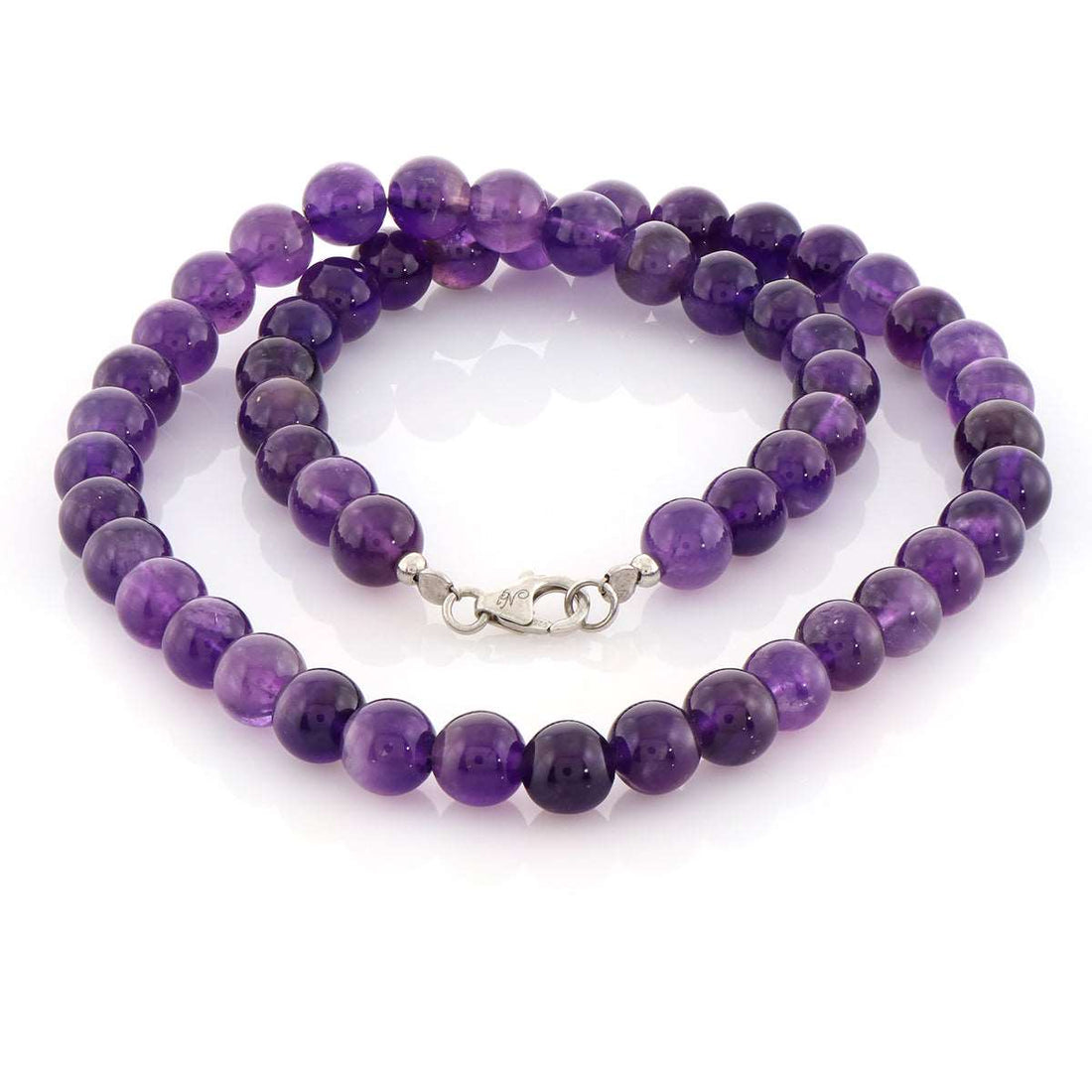 Amethyst Beads Choker Necklace