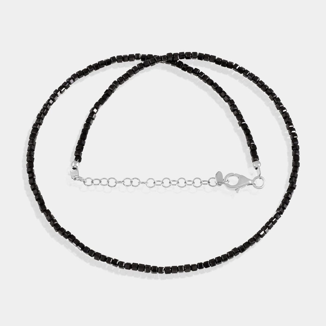  925 Silver Extension Chain with White Rhodium Plating