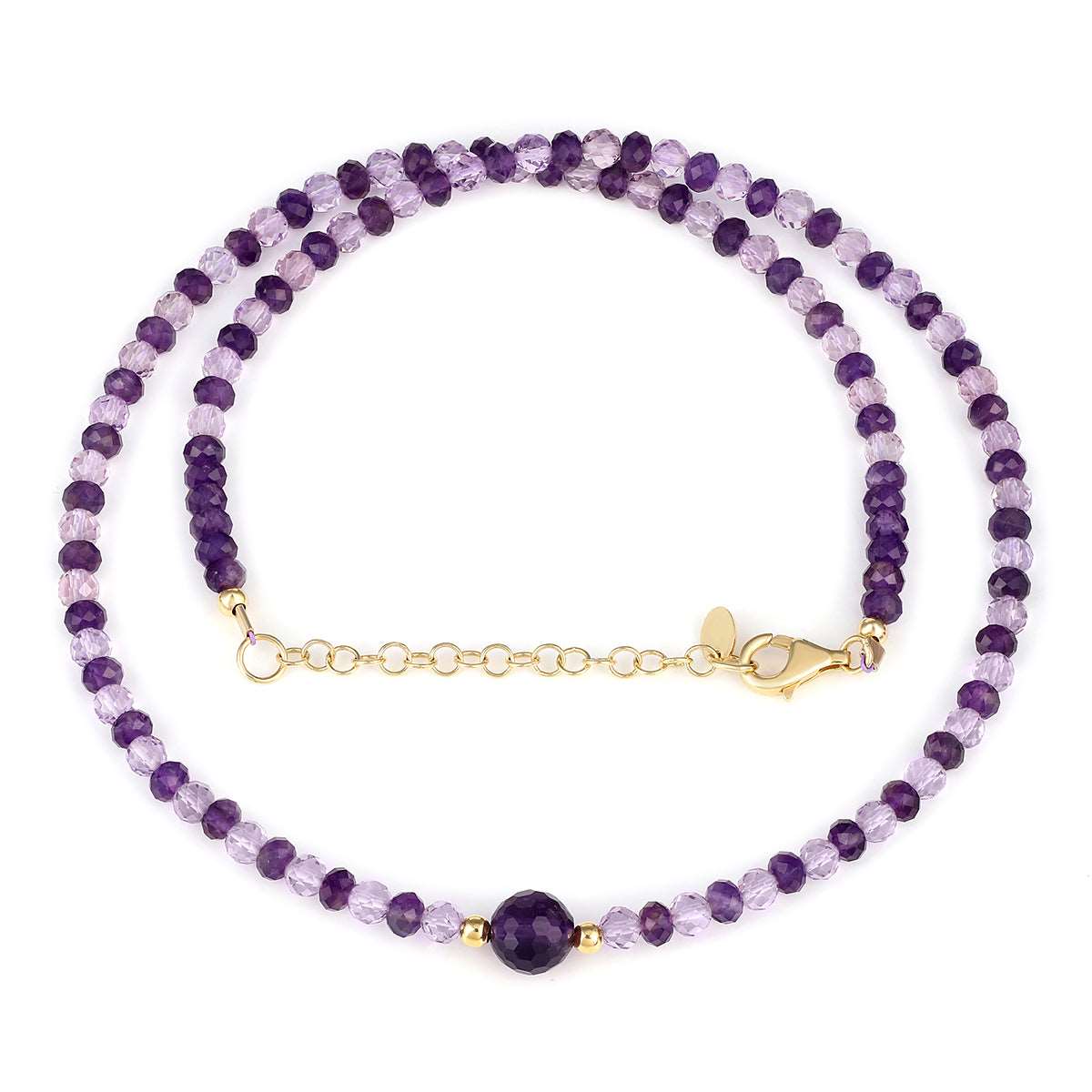 Amethyst Sterling Silver Necklace