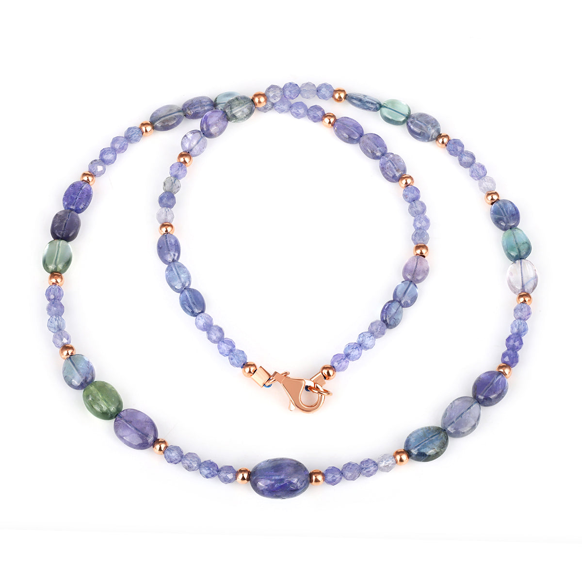 Sterling Silver Tanzanite Choker Necklace