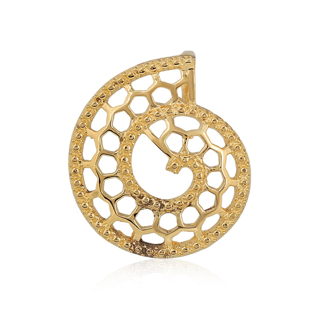 Sterling Silver Filigree Swirl Pendant