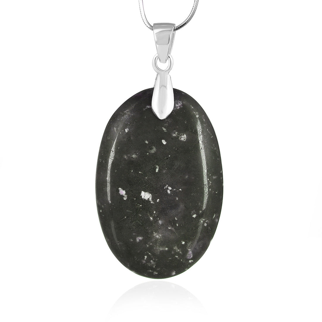 Starlight Quartz Silver Pendant
