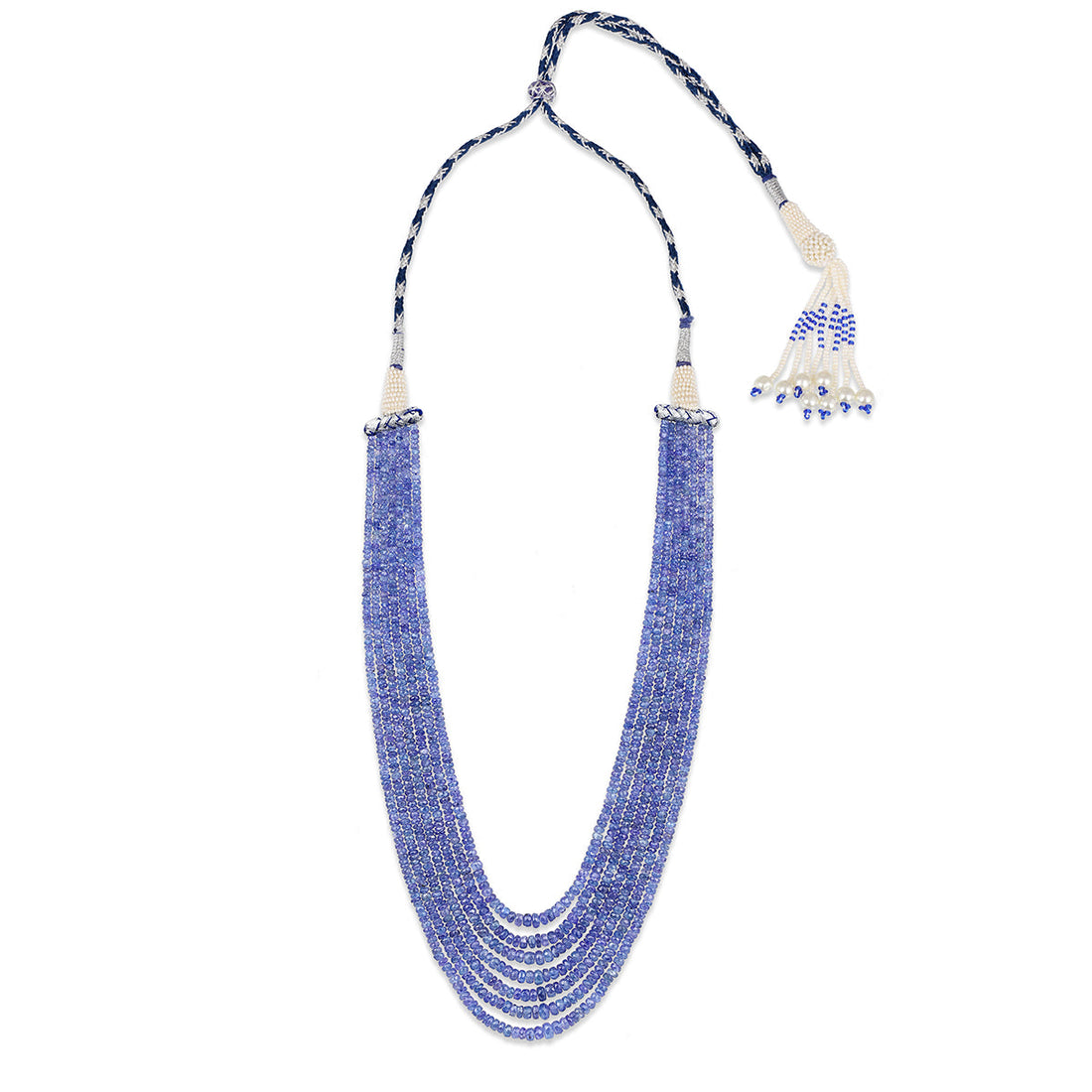 Tanzanite 7 Layer Sarafa Necklace